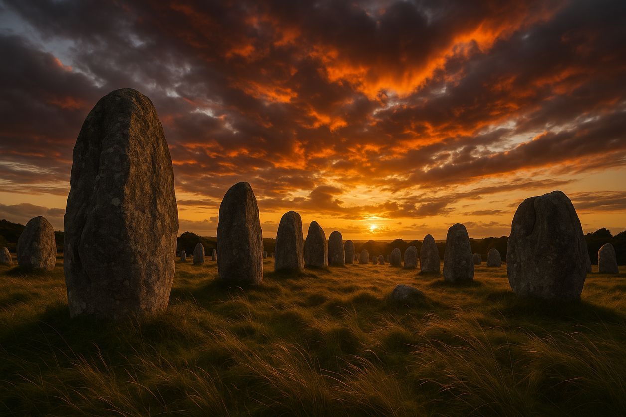 Les menhirs de Carnac : un voyage dans le temps qui vous laissera sans voix ! Venez avec votre famille pour découvrir ce fantastique lieu de Bretagne, quand vous aurez vos vacances cet été