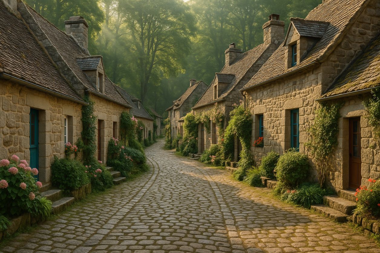 Ce village breton cache un trésor secret : vous ne croirez jamais ce qu'on y trouve ! Des vacances en Bretagne, ça passe aussi par la découverte de villages typiques bretons pour le plaisir des yeux